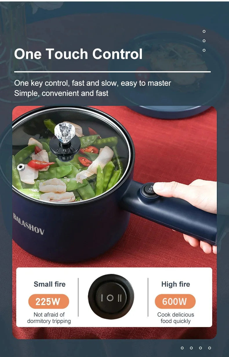 Mini Electric Cooker Multi-Function All-In-One Pot Single Double Layer