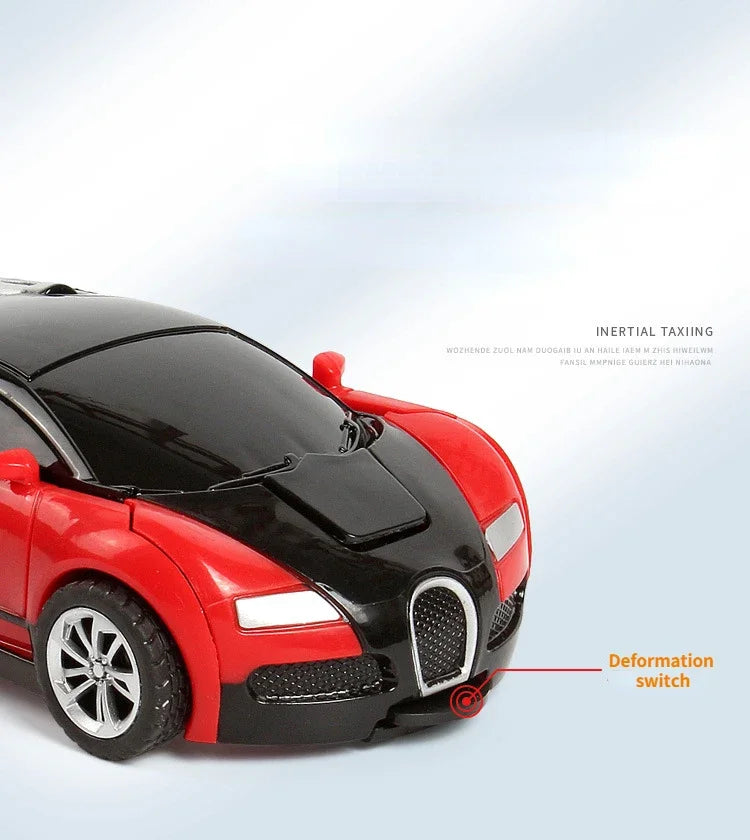 Car Toys One-key Deformation Car Toys Automatic Transformation Robot