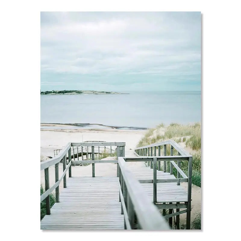 Beach Sea Ocean Poster Wall Art Canvas Painting Home Decoration