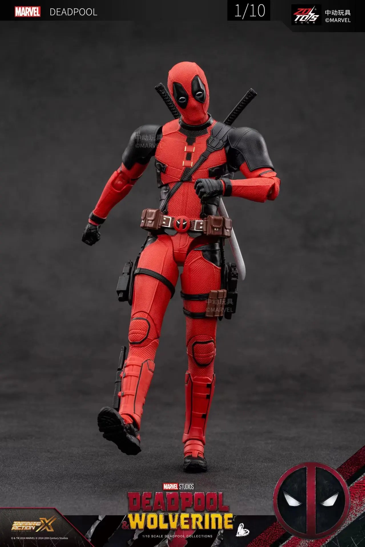 Toys Deadpool & Wolverine Action figures Deadpool Boxed Wolverine