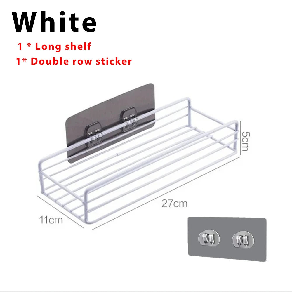 Toilet Storage Rack Bathroom Shelf No-Drill Corner Shelf