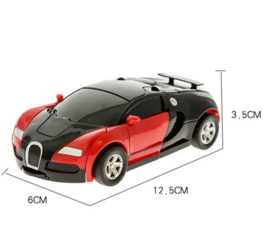 Car Toys One-key Deformation Car Toys Automatic Transformation Robot