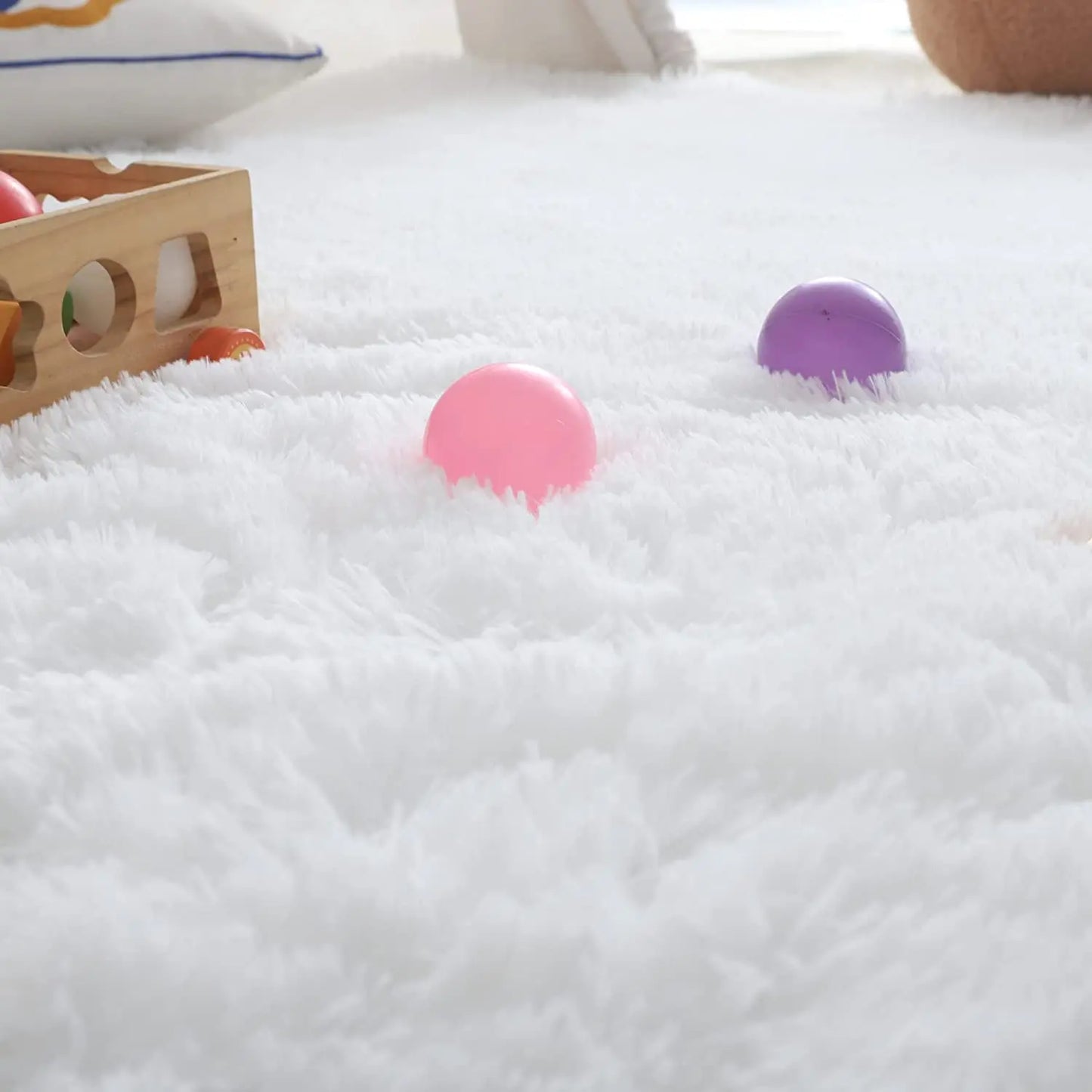 Plush Carpet For Living Room Sofa Floor Cushions Modern Soft Fluffy