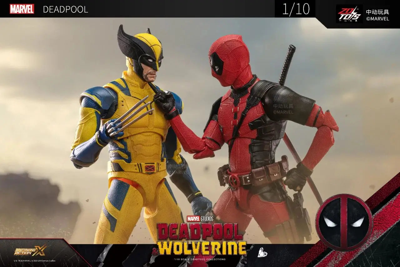 Toys Deadpool & Wolverine Action figures Deadpool Boxed Wolverine