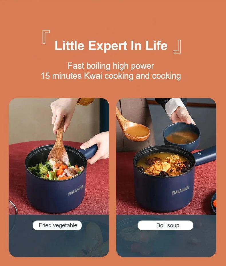 Mini Electric Cooker Multi-Function All-In-One Pot Single Double Layer