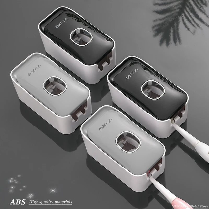 Automatic Toothpaste Dispenser Squeezer With Toothbrush Holder