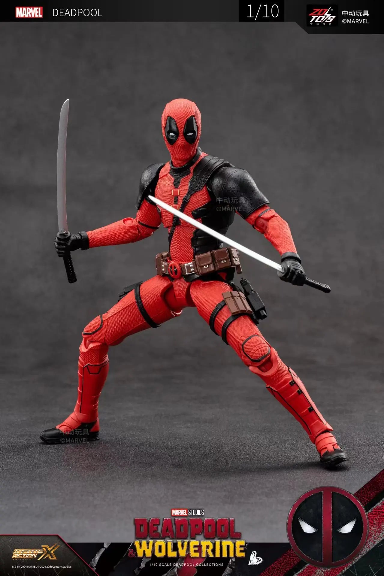 Toys Deadpool & Wolverine Action figures Deadpool Boxed Wolverine