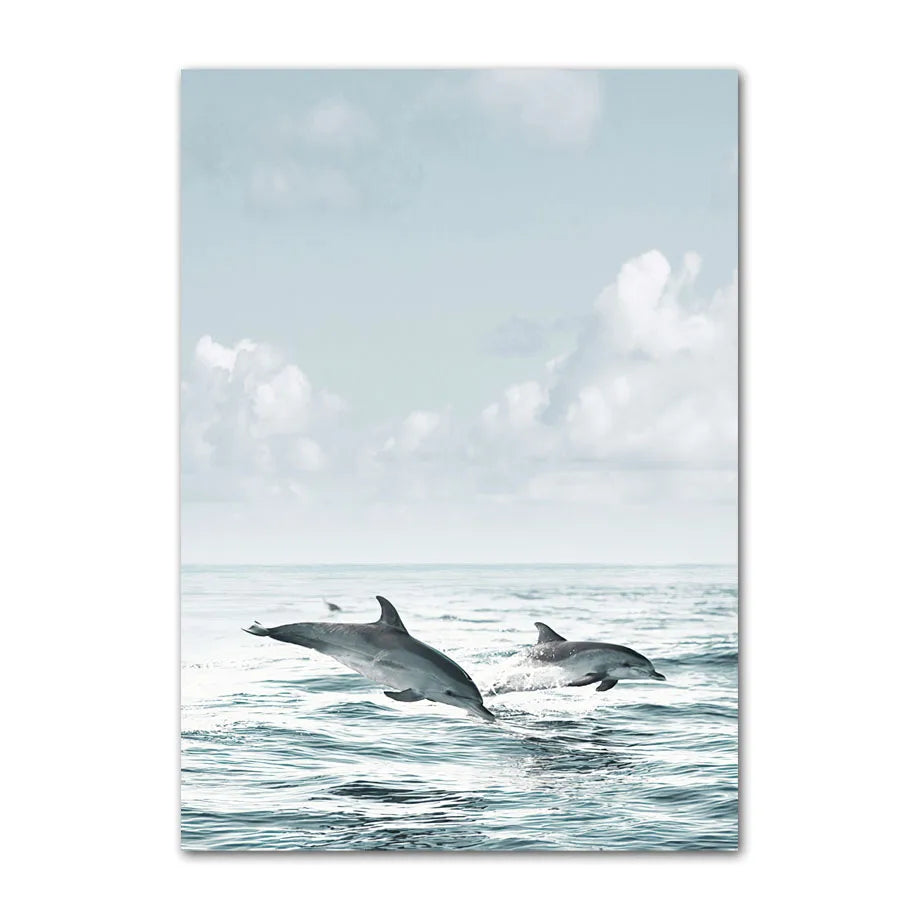 Beach Sea Ocean Poster Wall Art Canvas Painting Home Decoration