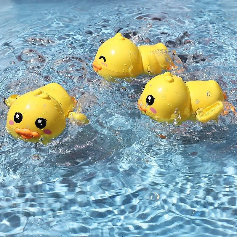 Baby Bath Toys Kids Swimming Clockwork Dolls Play Water Fun Toys