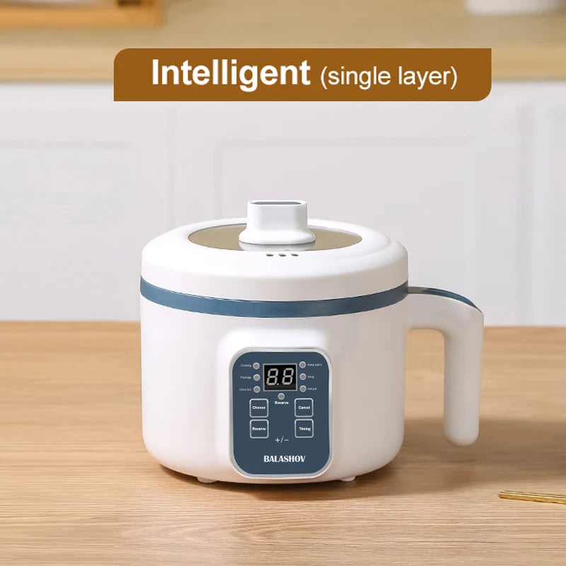 Mini Electric Rice Cooker Household Multicooker Steamer for Kitchen
