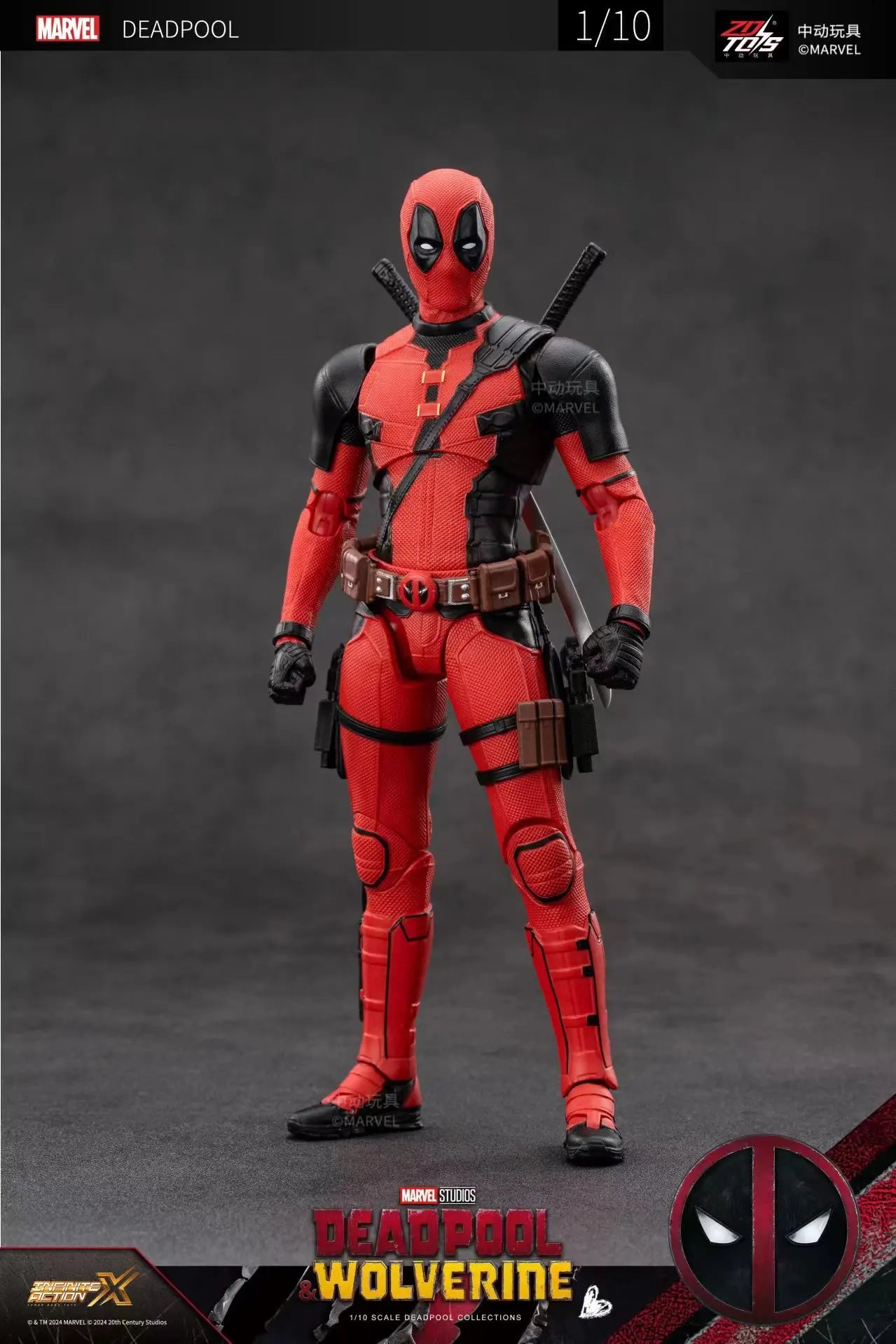 Toys Deadpool & Wolverine Action figures Deadpool Boxed Wolverine