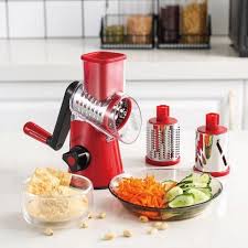 Rotary Cheese Grater Versatile Manual Vegetable Slicer