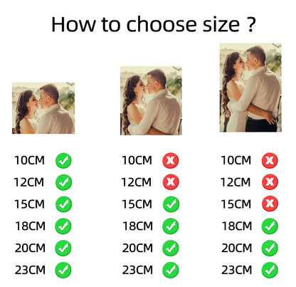 Printing Moon Lamp Customized Photo Text Night Light USB Rechargeable