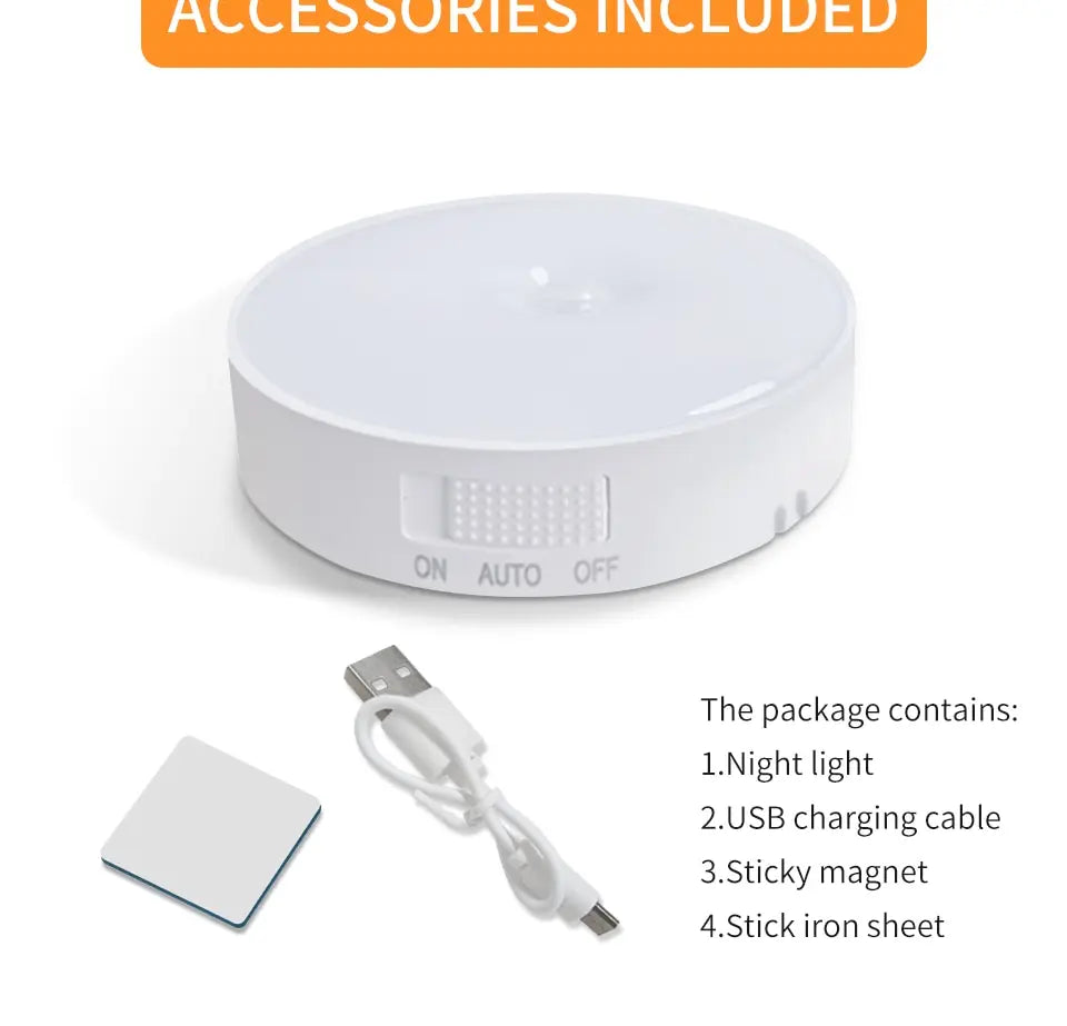 LED Under Cabinet Lights Motion Sensor Night Light Smart Lamp