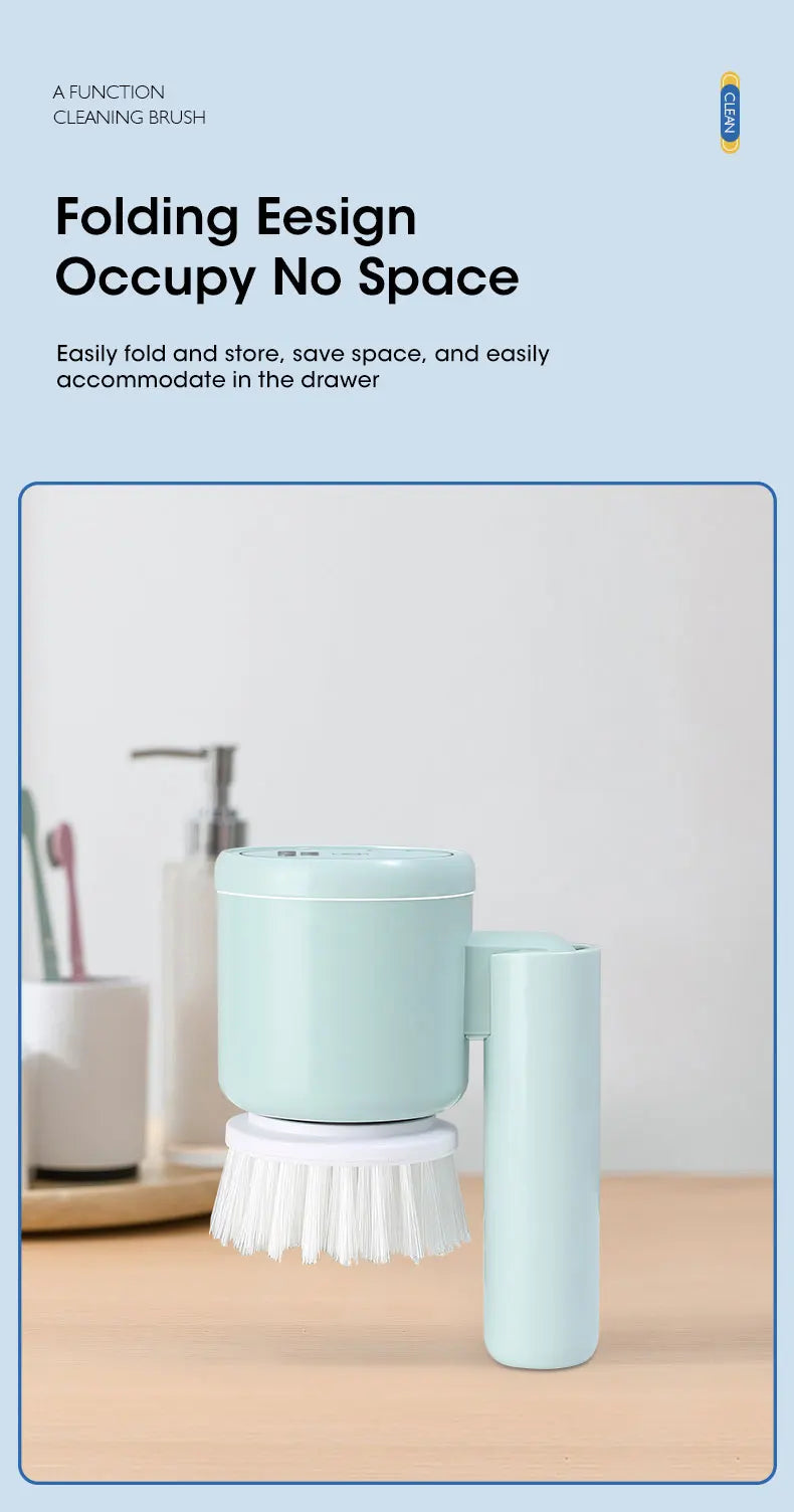 Electric Spin Scrubber, Bathroom Cordless Cleaning Brush