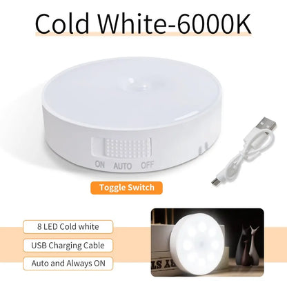 LED Under Cabinet Lights Motion Sensor Night Light Smart Lamp
