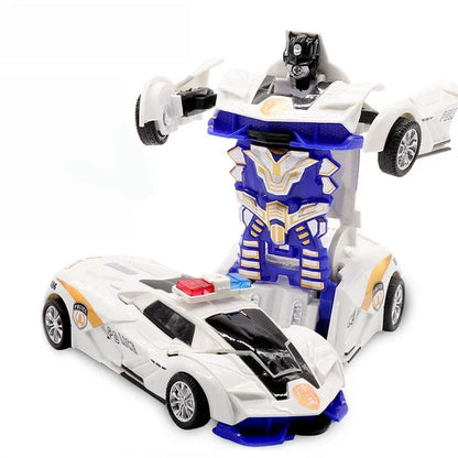 Car Toys One-key Deformation Car Toys Automatic Transformation Robot