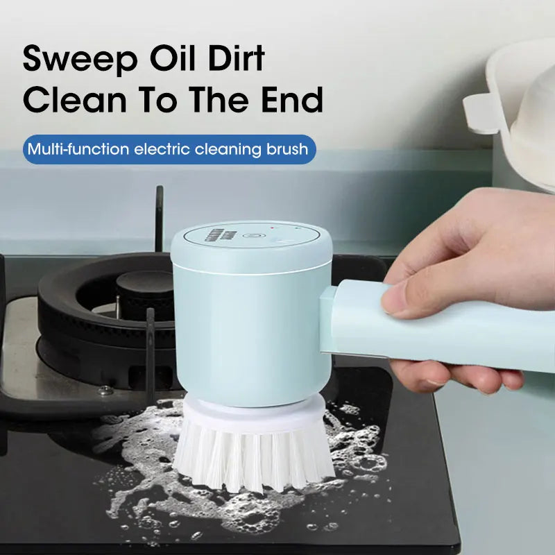 Electric Spin Scrubber, Bathroom Cordless Cleaning Brush