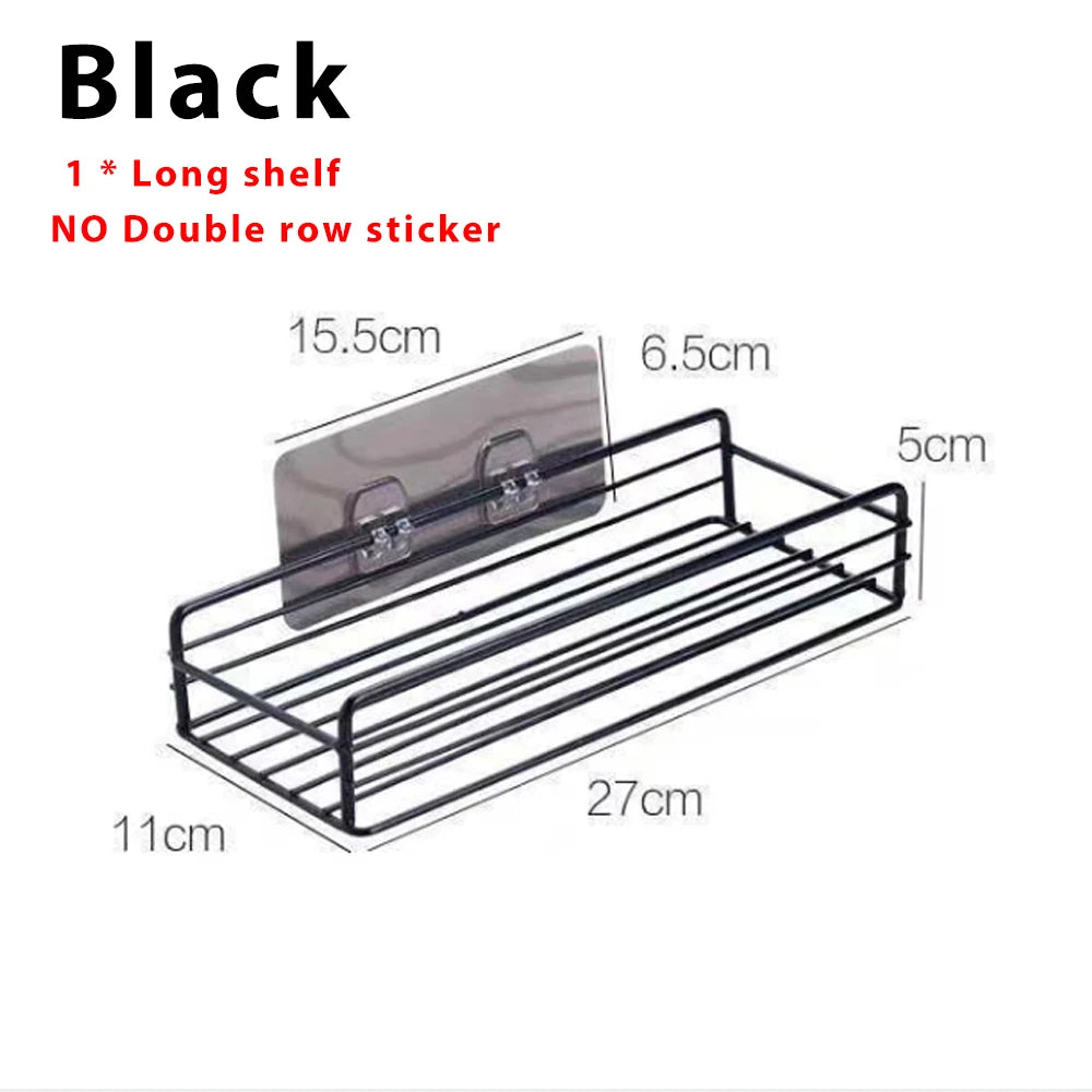 Toilet Storage Rack Bathroom Shelf No-Drill Corner Shelf