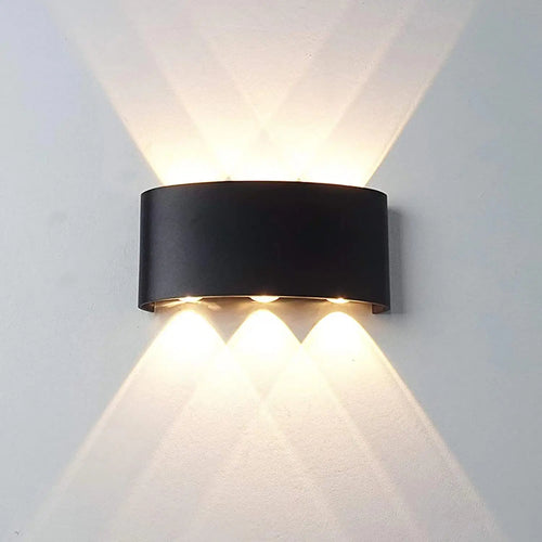 LED Wall Sconces Modern Indoor Outdoor Lamp, White Up Down Wall