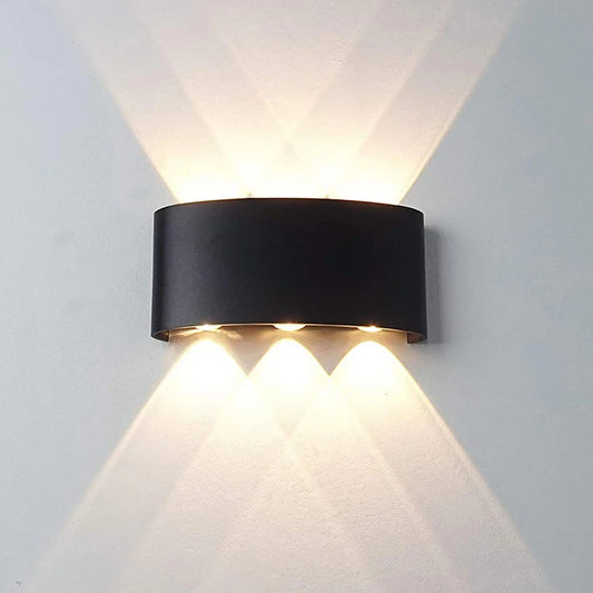 LED Wall Sconces Modern Indoor Outdoor Lamp, White Up Down Wall