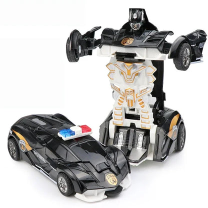 Car Toys One-key Deformation Car Toys Automatic Transformation Robot