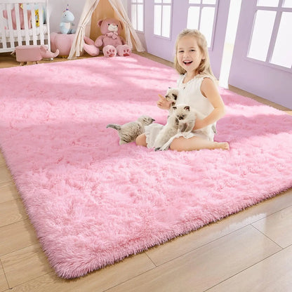 Plush Carpet For Living Room Sofa Floor Cushions  Modern Soft Fluffy