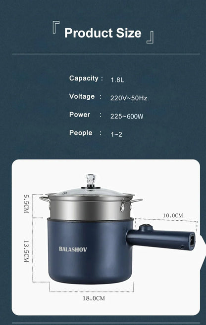 Mini Electric Cooker Multi-Function All-In-One Pot Single Double Layer