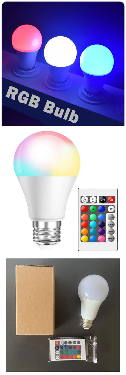 LED Bulb Household Lighting Dimmable Control Smart Lamp