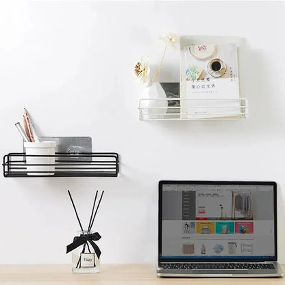 Toilet Storage Rack Bathroom Shelf No-Drill Corner Shelf