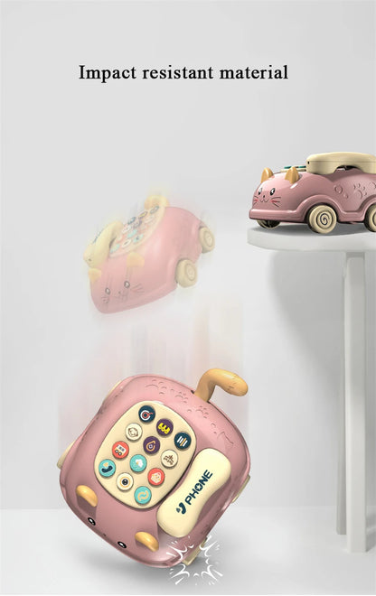 Baby toys months Montessori Musical Piano Phone Toys For Baby Girl