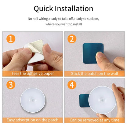 LED Under Cabinet Lights Motion Sensor Night Light Smart Lamp