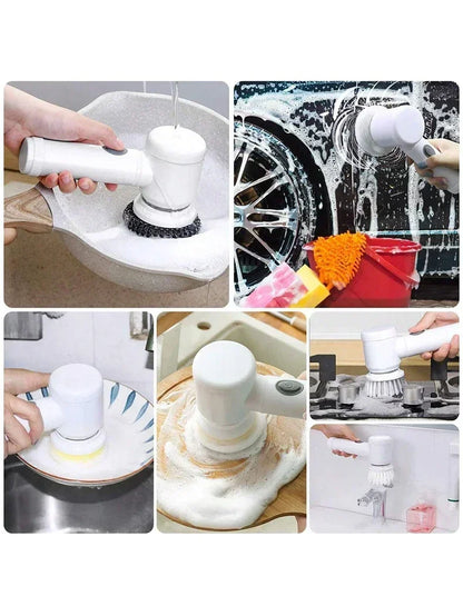 Electric Spin Scrubber, Bathroom Cordless Cleaning Brush