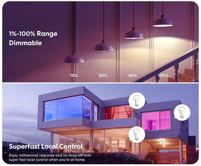 LED Bulb Household Lighting Dimmable Control Smart Lamp