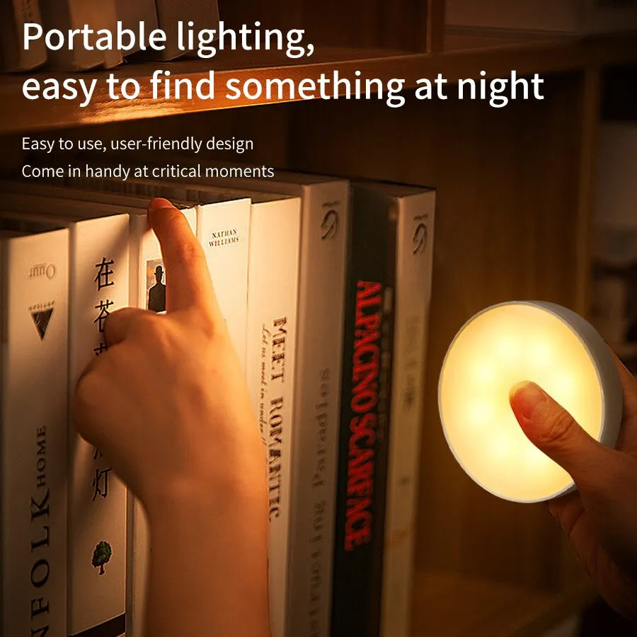 LED Under Cabinet Lights Motion Sensor Night Light Smart Lamp