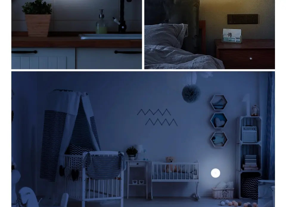 LED Under Cabinet Lights Motion Sensor Night Light Smart Lamp