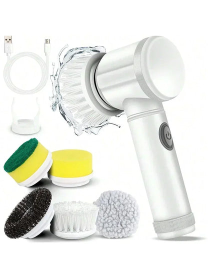 Electric Spin Scrubber, Bathroom Cordless Cleaning Brush