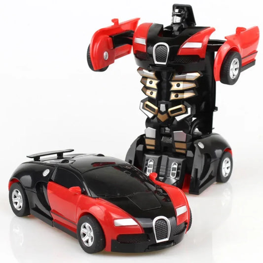 Car Toys One-key Deformation Car Toys Automatic Transformation Robot