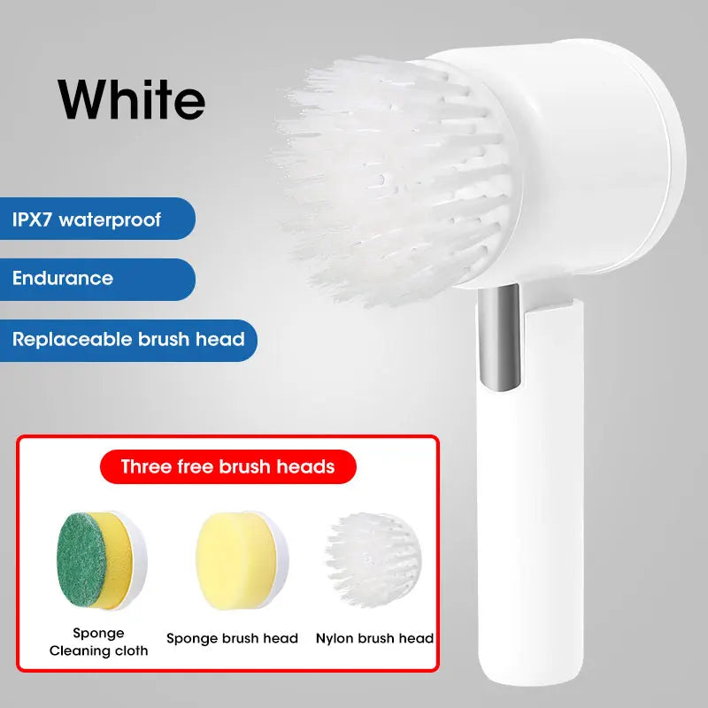 Electric Spin Scrubber, Bathroom Cordless Cleaning Brush