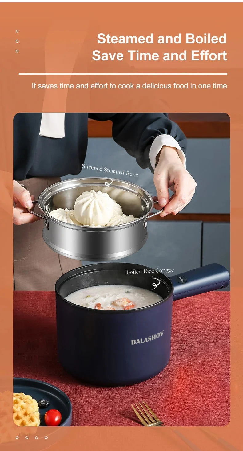 Mini Electric Cooker Multi-Function All-In-One Pot Single Double Layer