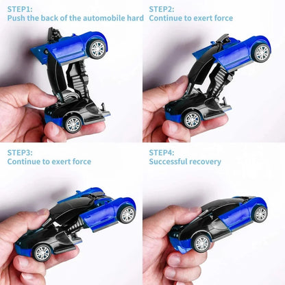 Car Toys One-key Deformation Car Toys Automatic Transformation Robot