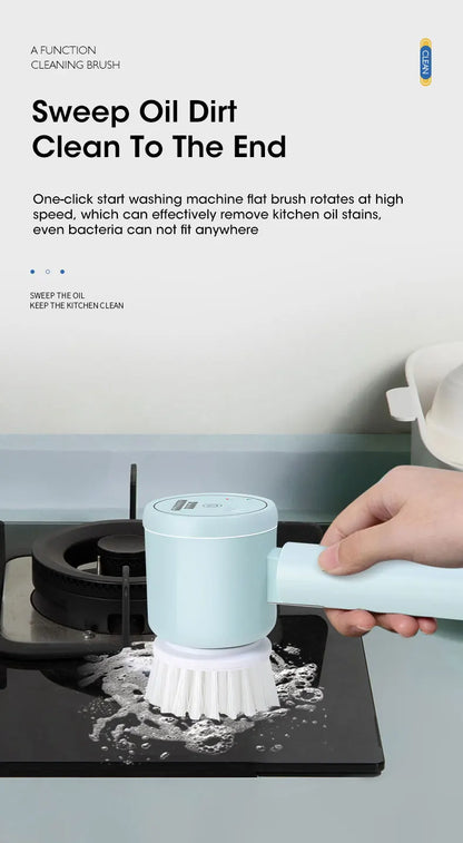 Electric Spin Scrubber, Bathroom Cordless Cleaning Brush