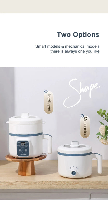 Mini Electric Rice Cooker Household Multicooker Steamer for Kitchen