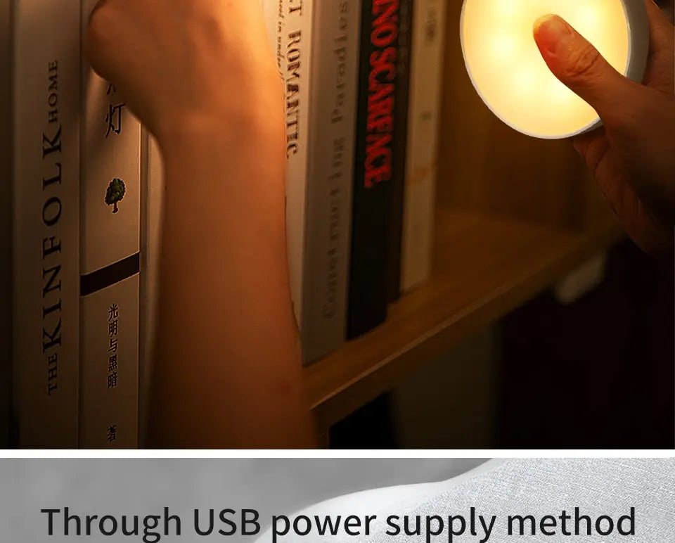 LED Under Cabinet Lights Motion Sensor Night Light Smart Lamp