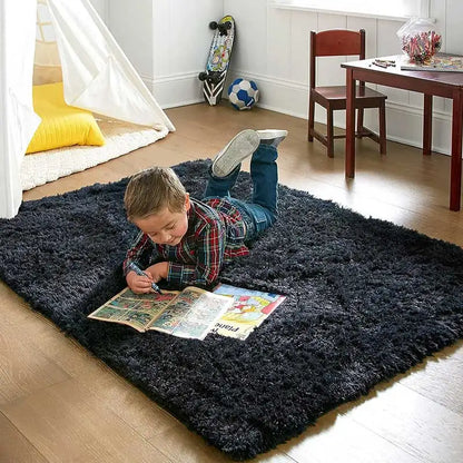 Plush Carpet For Living Room Sofa Floor Cushions  Modern Soft Fluffy