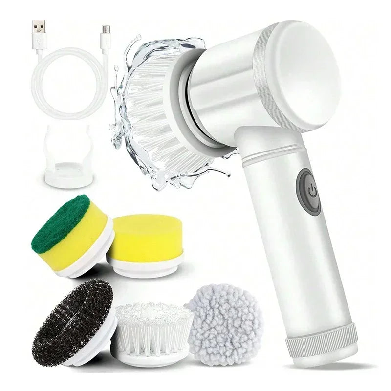 Electric Spin Scrubber, Bathroom Cordless Cleaning Brush