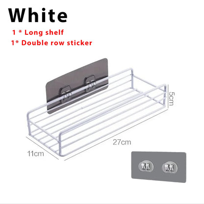 Toilet Storage Rack Bathroom Shelf No-Drill Corner Shelf