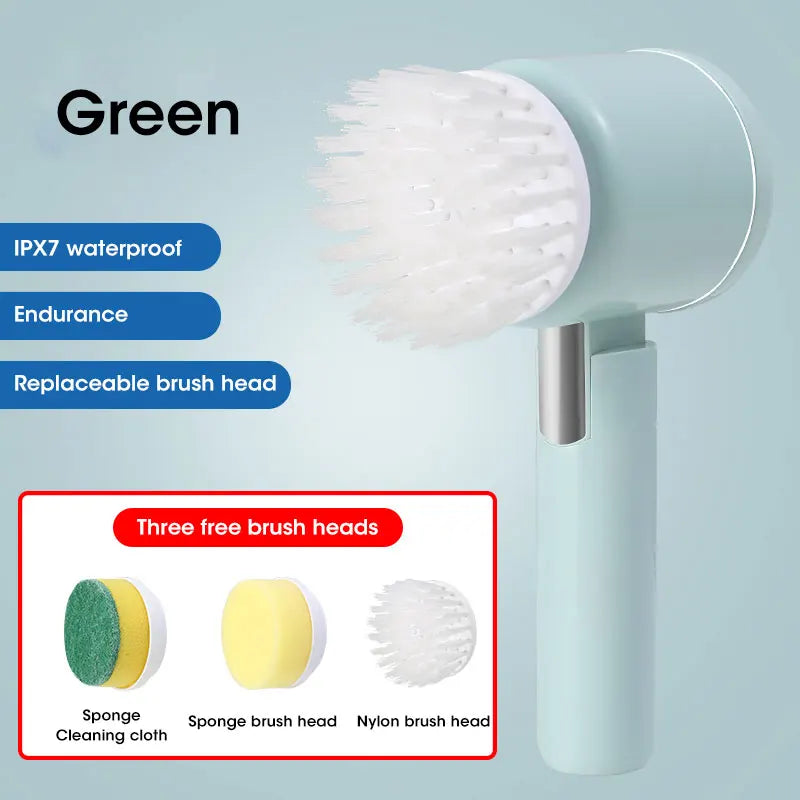 Electric Spin Scrubber, Bathroom Cordless Cleaning Brush