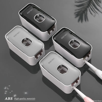 Automatic Toothpaste Dispenser Squeezer With Toothbrush Holder