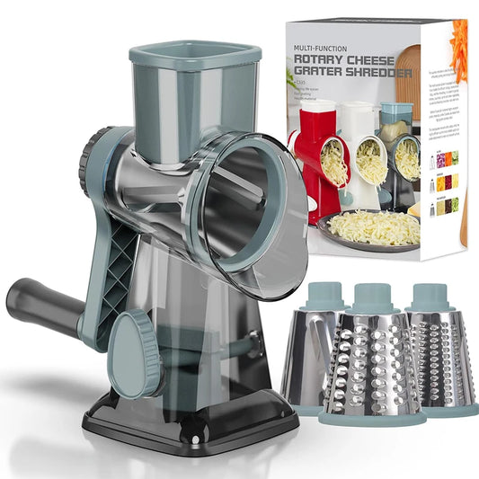 Rotary Cheese Grater Versatile Manual Vegetable Slicer